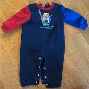 Polo by Ralph Lauren Baby Jumpsuit - Red and Blue